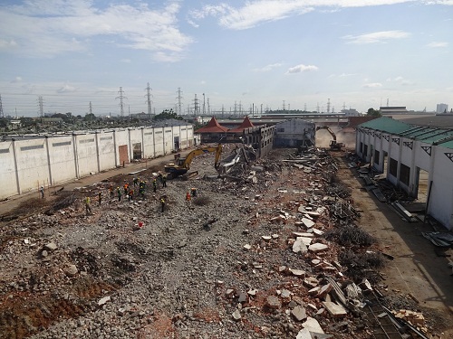 Tháo dỡ nhà máy Meiwa Biên Hòa